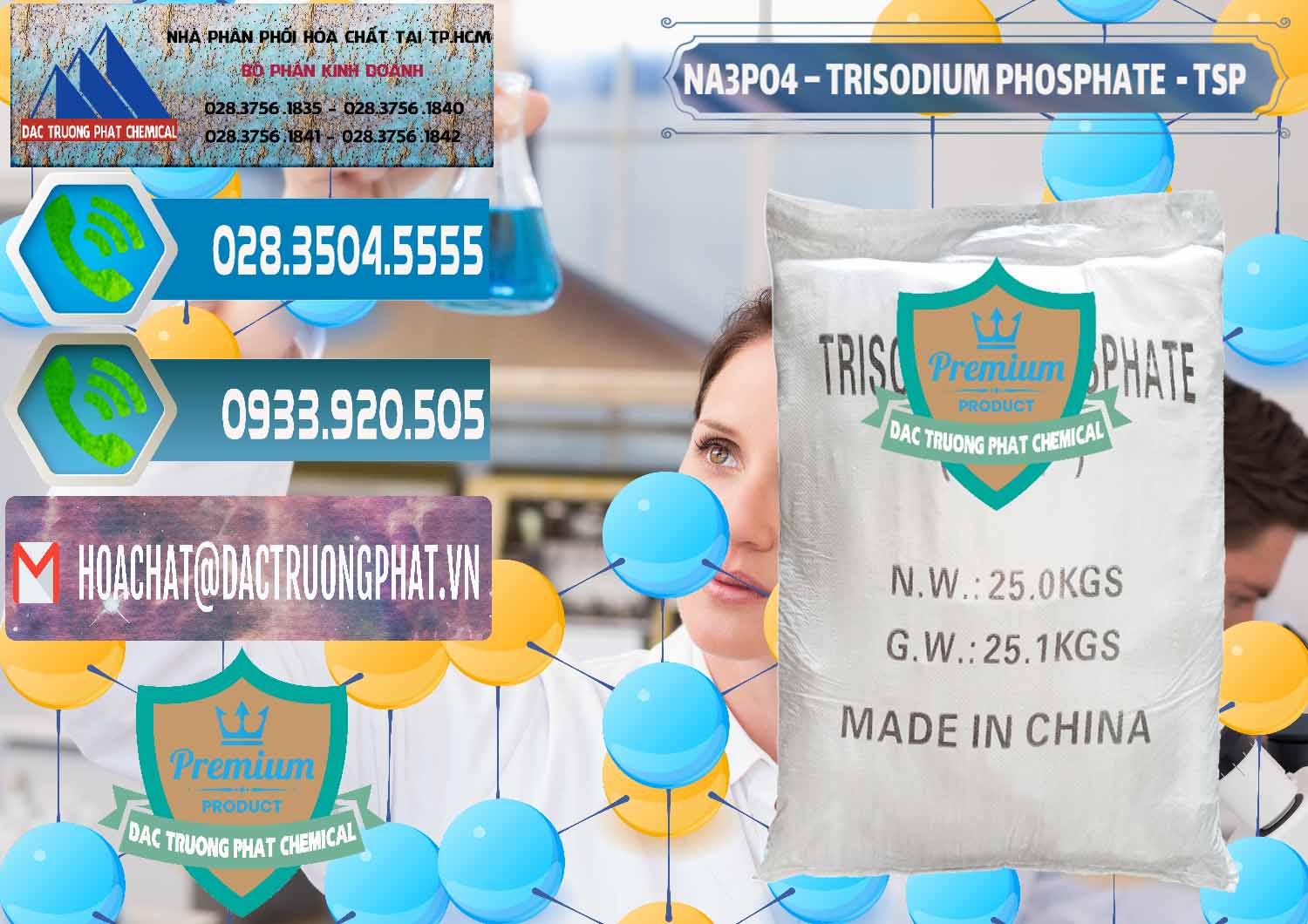 Nơi chuyên bán _ cung ứng Na3PO4 – Trisodium Phosphate Trung Quốc China TSP - 0103 - Cung cấp & phân phối hóa chất tại TP.HCM - congtyhoachat.net
