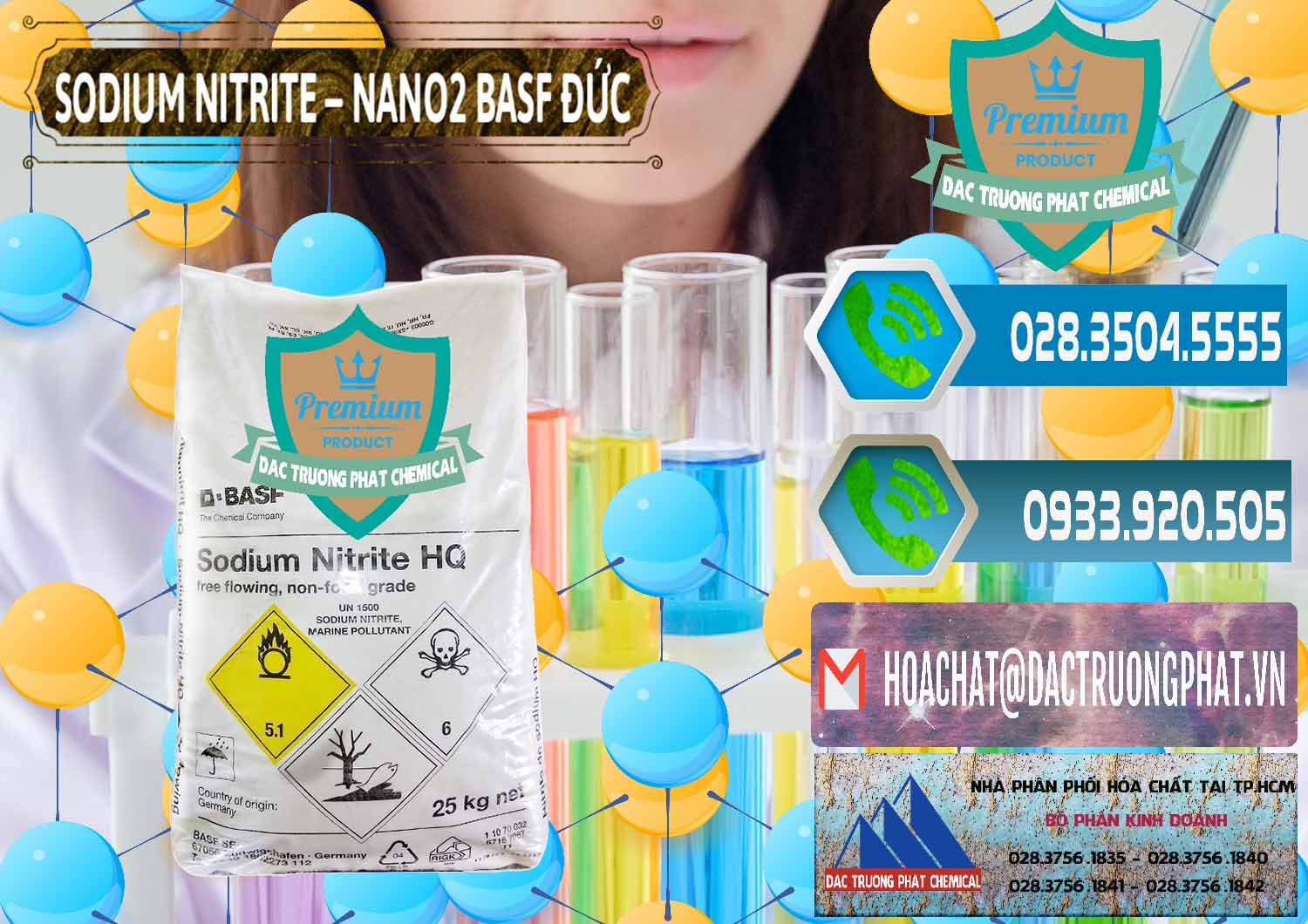 Nhà cung cấp - bán Sodium Nitrite - NANO2 Đức BASF Germany - 0148 - Chuyên kinh doanh và cung cấp hóa chất tại TP.HCM - congtyhoachat.net