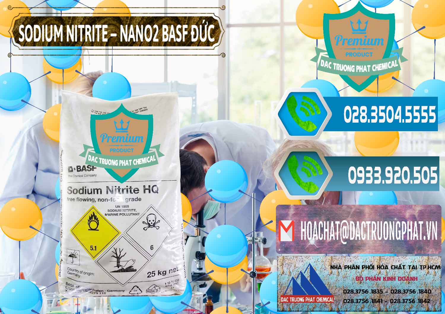 Chuyên cung ứng ( bán ) Sodium Nitrite - NANO2 Đức BASF Germany - 0148 - Cty kinh doanh ( cung cấp ) hóa chất tại TP.HCM - congtyhoachat.net