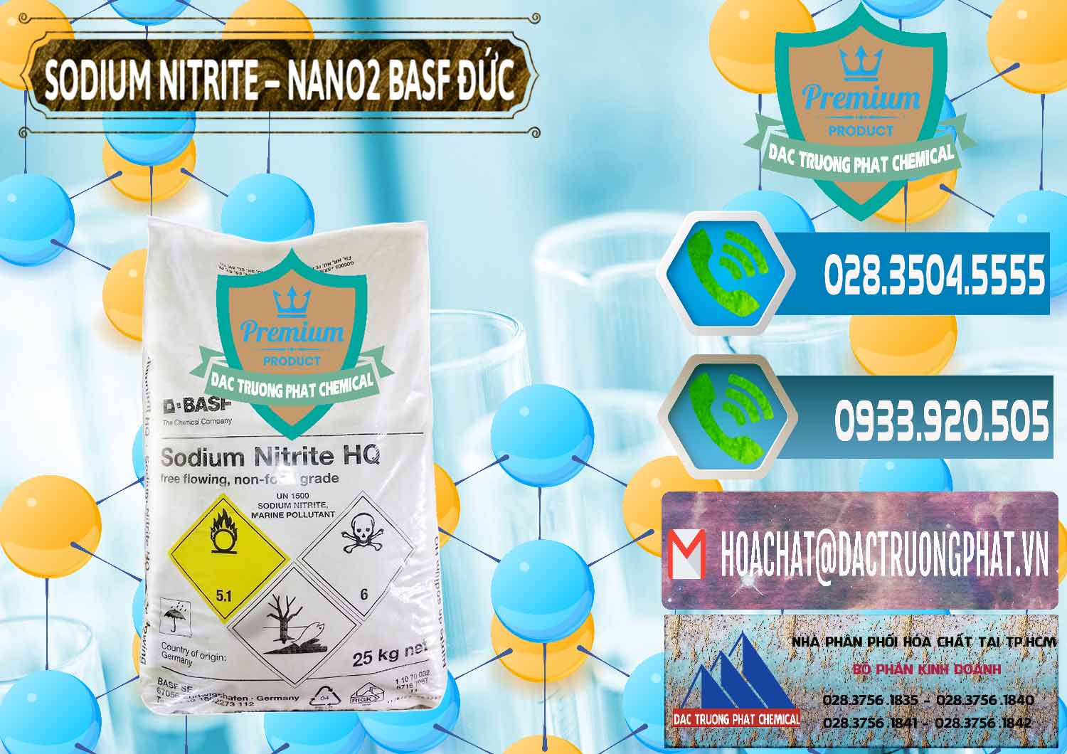 Cty chuyên kinh doanh và bán Sodium Nitrite - NANO2 Đức BASF Germany - 0148 - Nơi nhập khẩu & cung cấp hóa chất tại TP.HCM - congtyhoachat.net