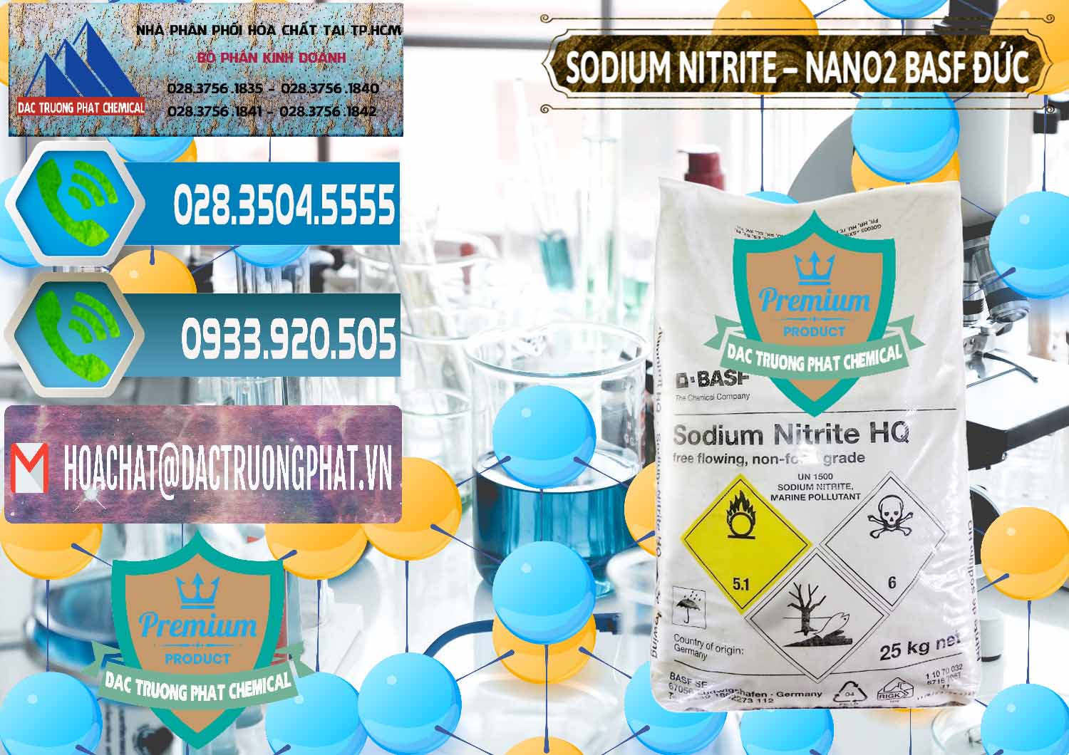 Nơi chuyên bán và phân phối Sodium Nitrite - NANO2 Đức BASF Germany - 0148 - Đơn vị chuyên phân phối ( nhập khẩu ) hóa chất tại TP.HCM - congtyhoachat.net