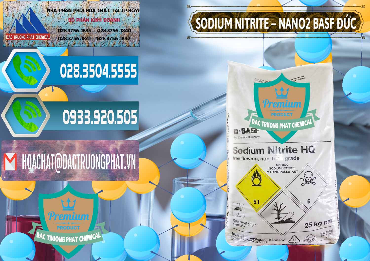 Công ty chuyên cung ứng - bán Sodium Nitrite - NANO2 Đức BASF Germany - 0148 - Chuyên bán ( cung cấp ) hóa chất tại TP.HCM - congtyhoachat.net