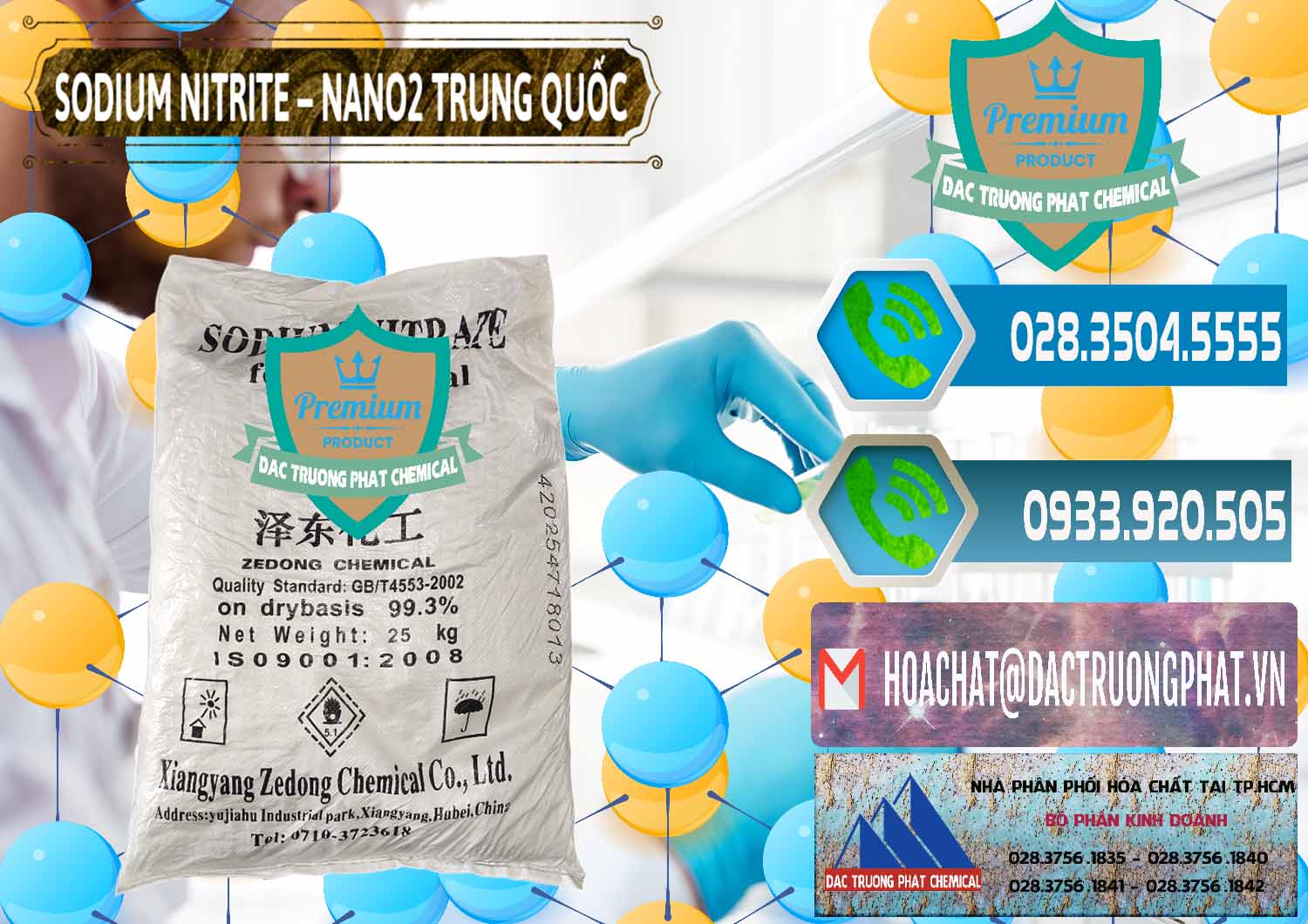 Nhà cung cấp và bán Sodium Nitrite - NANO2 Zedong Trung Quốc China - 0149 - Công ty chuyên nhập khẩu & phân phối hóa chất tại TP.HCM - congtyhoachat.net