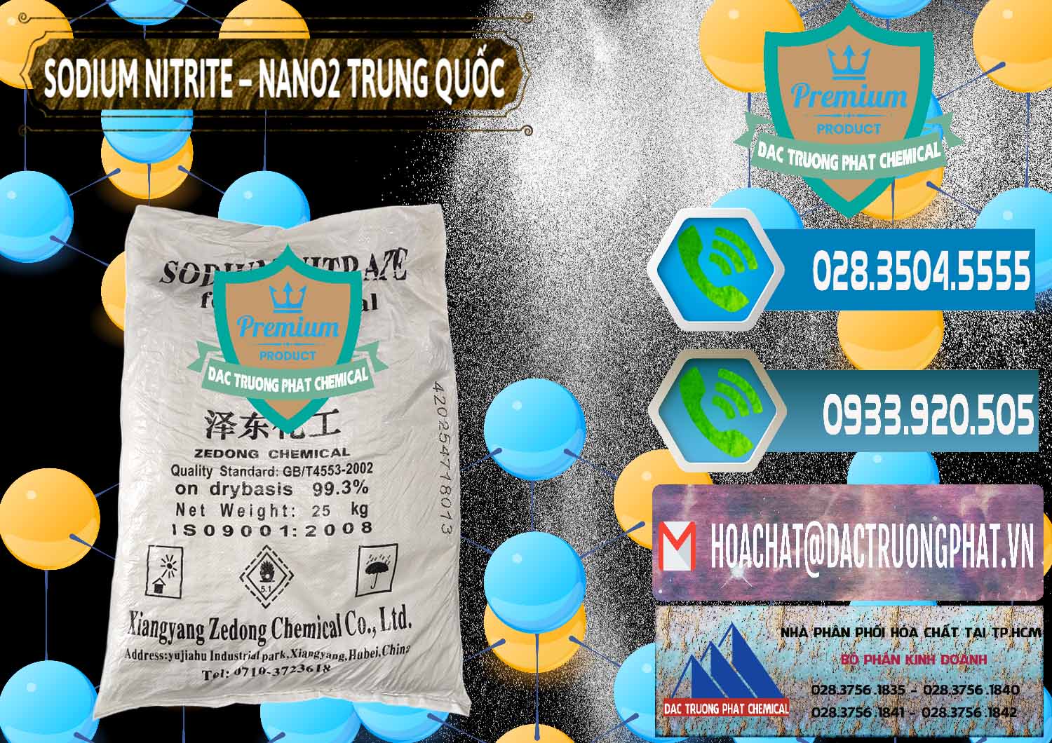 Chuyên bán - phân phối Sodium Nitrite - NANO2 Zedong Trung Quốc China - 0149 - Đơn vị chuyên bán - phân phối hóa chất tại TP.HCM - congtyhoachat.net