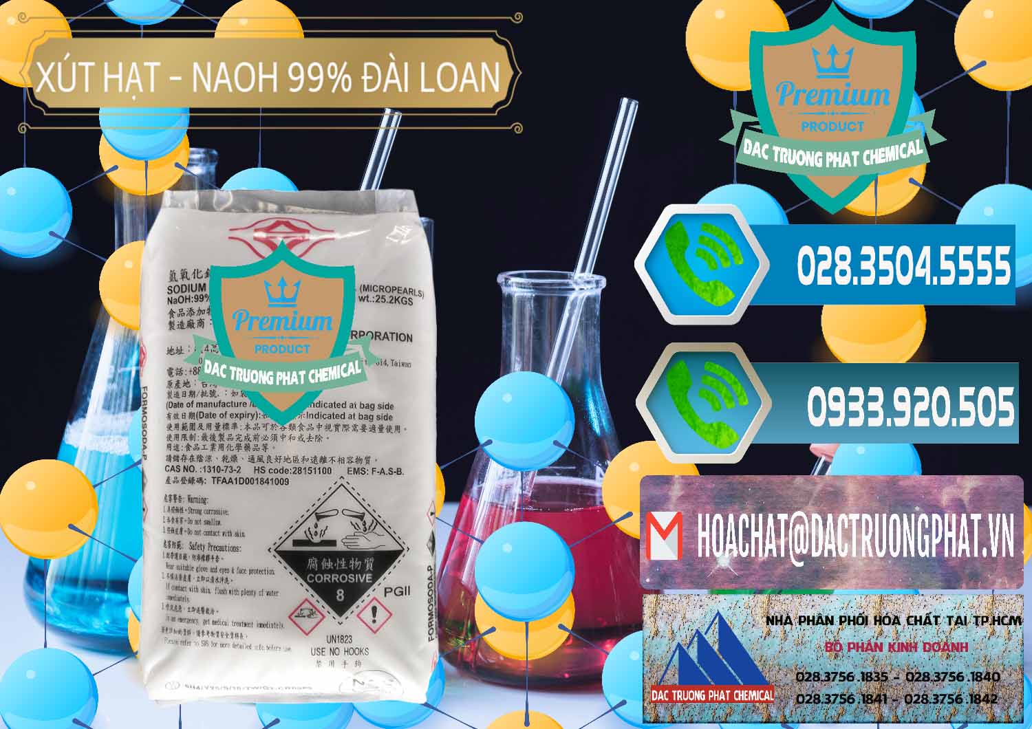 Cty nhập khẩu và bán Xút Hạt - NaOH Bột 99% Đài Loan Taiwan Formosa - 0167 - Cty cung cấp & kinh doanh hóa chất tại TP.HCM - congtyhoachat.net