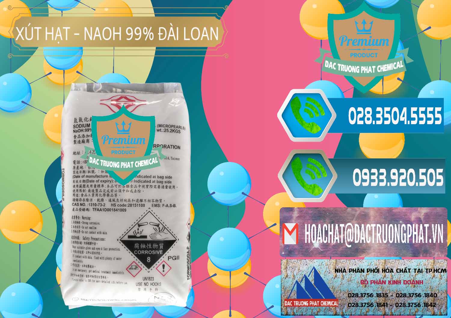 Kinh doanh & bán Xút Hạt - NaOH Bột 99% Đài Loan Taiwan Formosa - 0167 - Chuyên cung cấp - phân phối hóa chất tại TP.HCM - congtyhoachat.net
