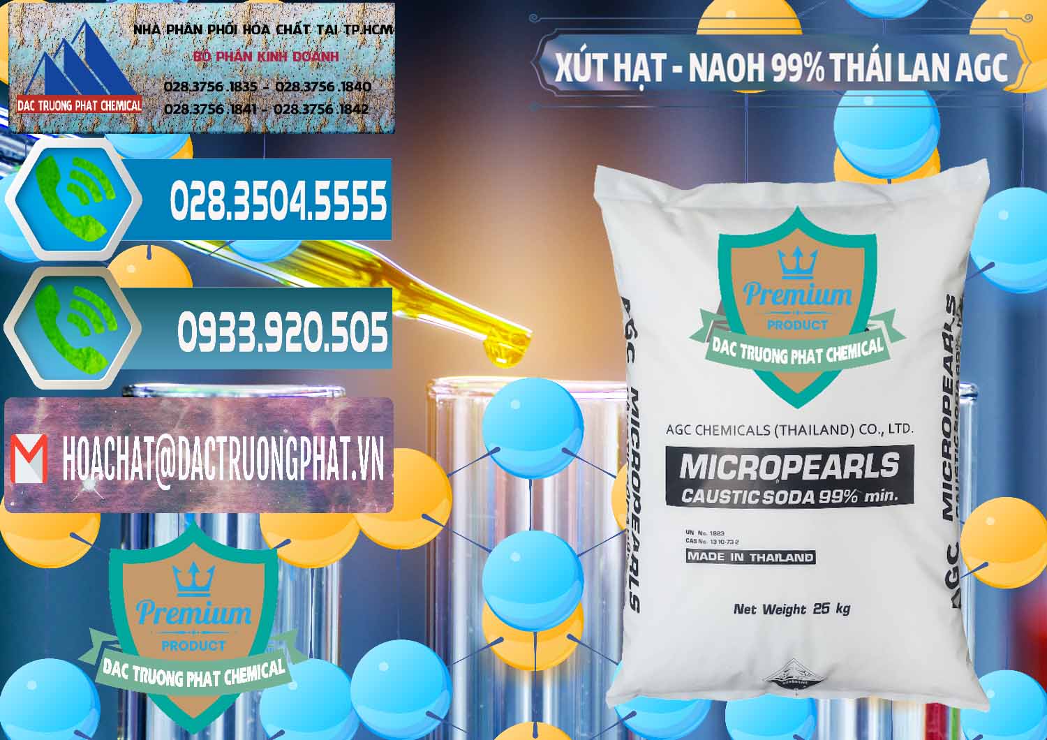 Cty cung cấp _ bán Xút Hạt - NaOH Bột 99% AGC Thái Lan - 0168 - Cty cung cấp - nhập khẩu hóa chất tại TP.HCM - congtyhoachat.net