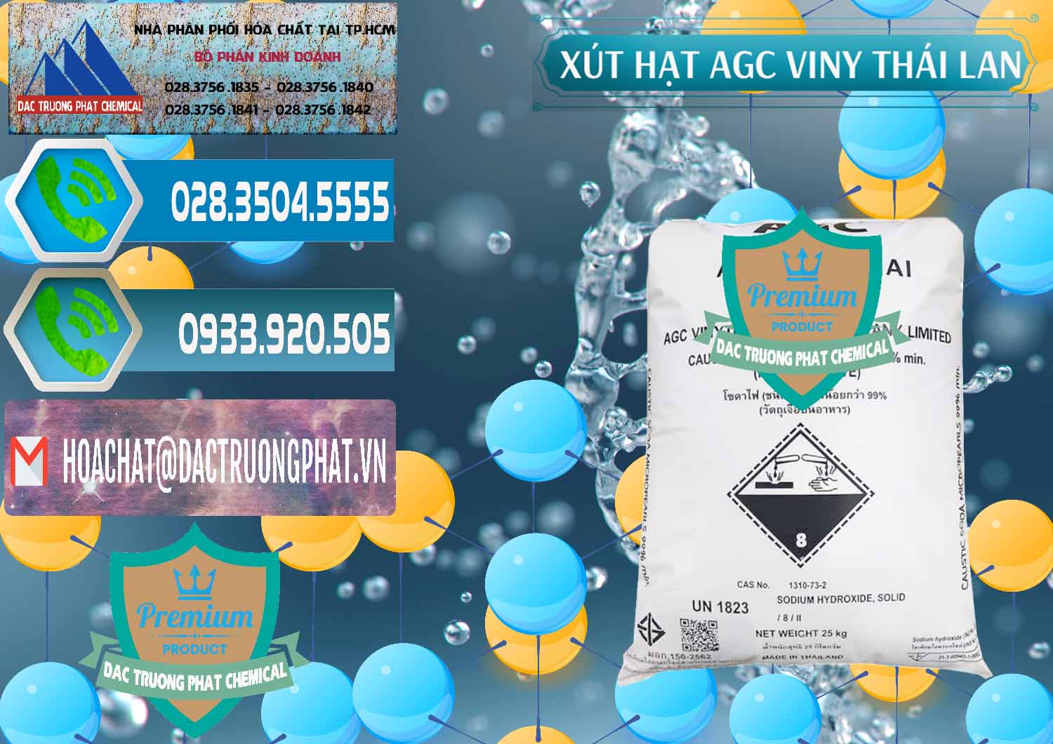 Bán & cung ứng Xút Hạt - NaOH Bột 99% AGC Viny Thái Lan - 0399 - Cung cấp ( bán ) hóa chất tại TP.HCM - congtyhoachat.net