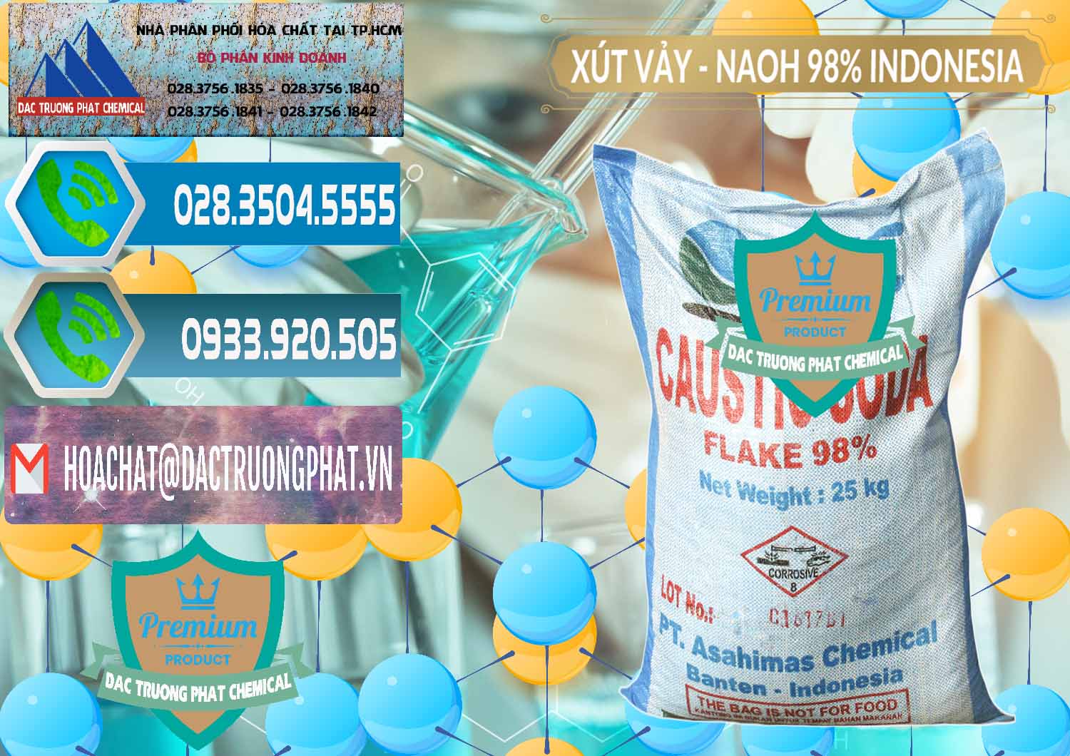 Công ty bán - phân phối Xút Vảy - NaOH Vảy 98% ASC Indonesia - 0172 - Đơn vị bán ( cung cấp ) hóa chất tại TP.HCM - congtyhoachat.net