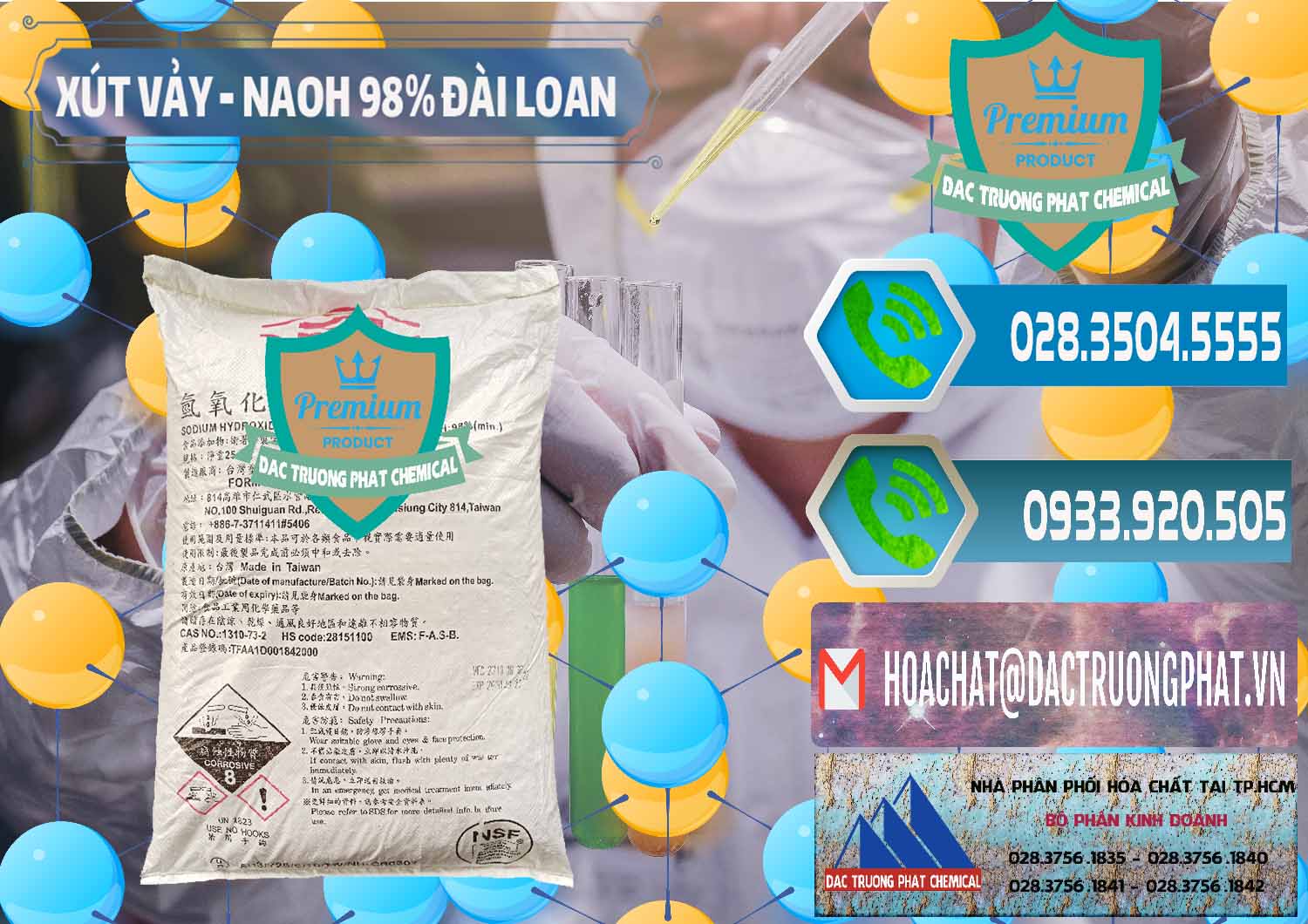 Chuyên nhập khẩu và bán Xút Vảy - NaOH Vảy 98% Formosa Đài Loan Taiwan - 0174 - Kinh doanh ( cung cấp ) hóa chất tại TP.HCM - congtyhoachat.net