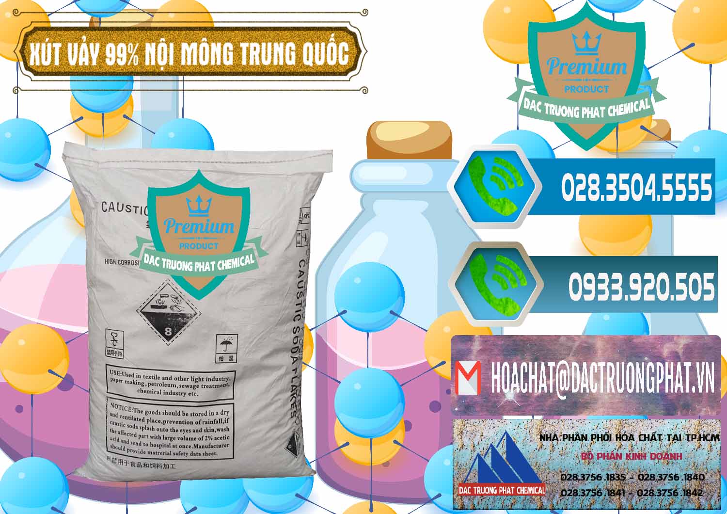 Đơn vị bán và cung ứng Xút Vảy - NaOH Vảy 99% Nội Mông Trung Quốc China - 0228 - Cty kinh doanh - phân phối hóa chất tại TP.HCM - congtyhoachat.net