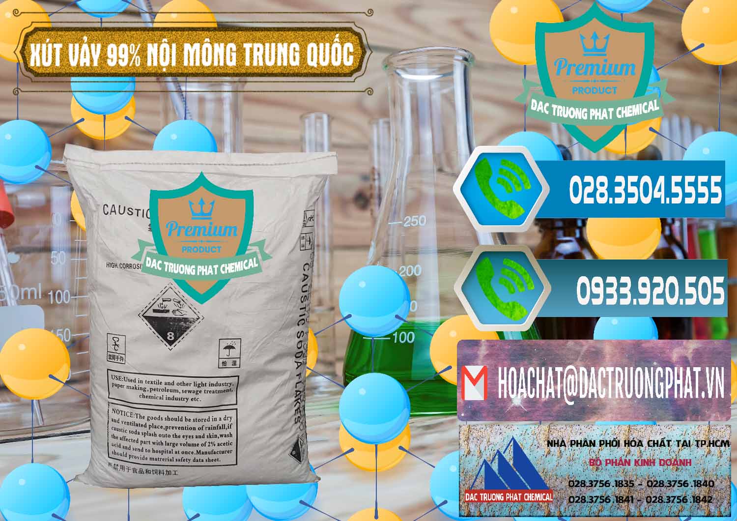 Cty chuyên phân phối ( bán ) Xút Vảy - NaOH Vảy 99% Nội Mông Trung Quốc China - 0228 - Chuyên cung cấp ( phân phối ) hóa chất tại TP.HCM - congtyhoachat.net