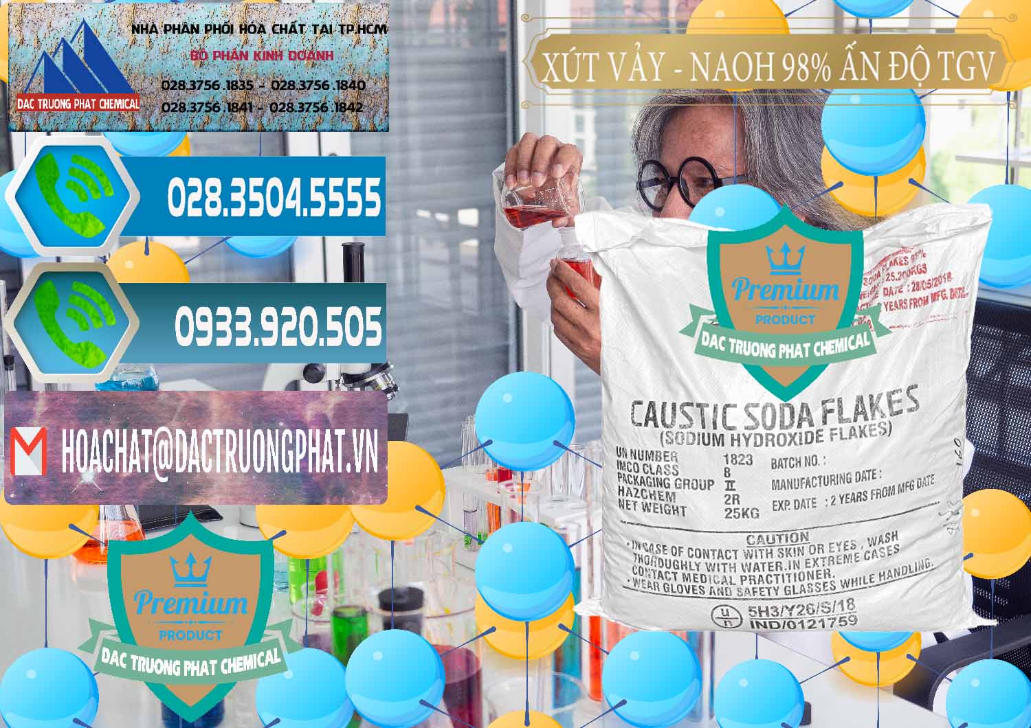 Nhà bán hàng Þ thương mại Hóa Chất Công Nghiệp Caustic Soda Vảy _ Flakes Hydroxide Sodium Cty cung cấp và bán Xút Vảy - NaOH Vảy 98% TGV Ấn Độ India - 0169 - Nơi chuyên phân phối và bán hóa chất tại TP.HCM - congtyhoachat.net
