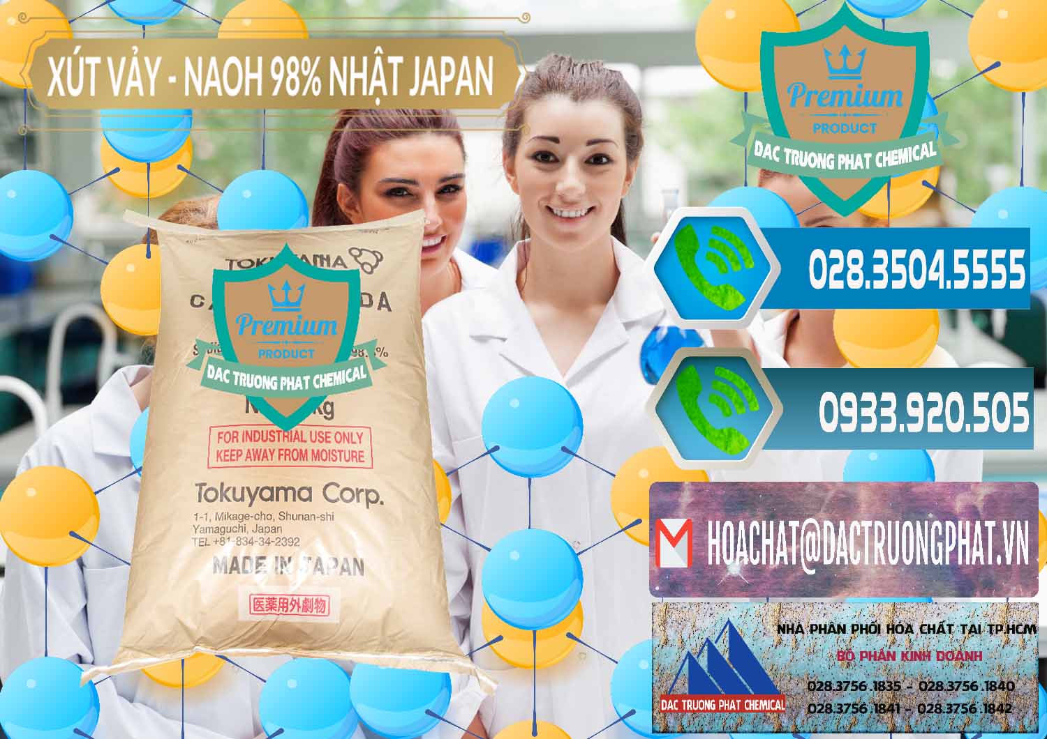 Công ty chuyên cung ứng _ bán Xút Vảy - NaOH Vảy 98% Tokuyama Nhật Bản Japan - 0173 - Nơi nhập khẩu & cung cấp hóa chất tại TP.HCM - congtyhoachat.net