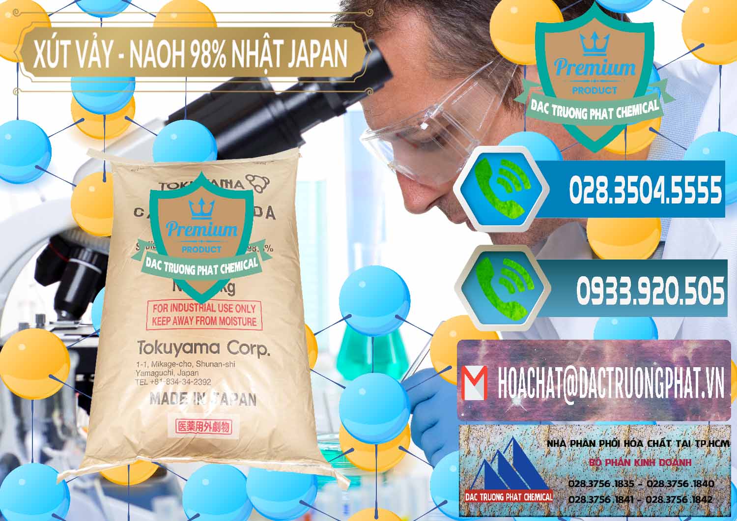 Công ty chuyên bán và cung ứng Xút Vảy - NaOH Vảy 98% Tokuyama Nhật Bản Japan - 0173 - Chuyên nhập khẩu & cung cấp hóa chất tại TP.HCM - congtyhoachat.net