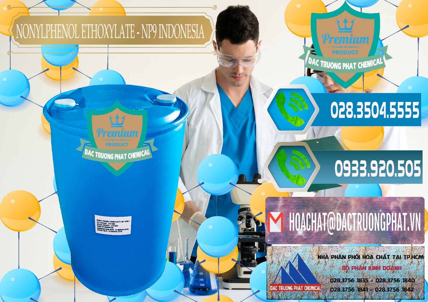 Cty phân phối và bán NP9 - Nonyl Phenol Ethoxylate Indonesia - 0317 - Công ty bán _ phân phối hóa chất tại TP.HCM - congtyhoachat.net