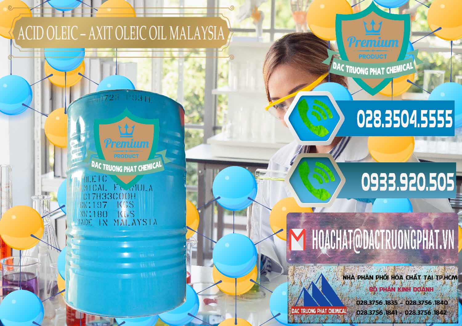 Cty chuyên bán ( phân phối ) Acid Oleic – Axit Oleic Oil Malaysia - 0013 - Đơn vị chuyên kinh doanh - phân phối hóa chất tại TP.HCM - congtyhoachat.net