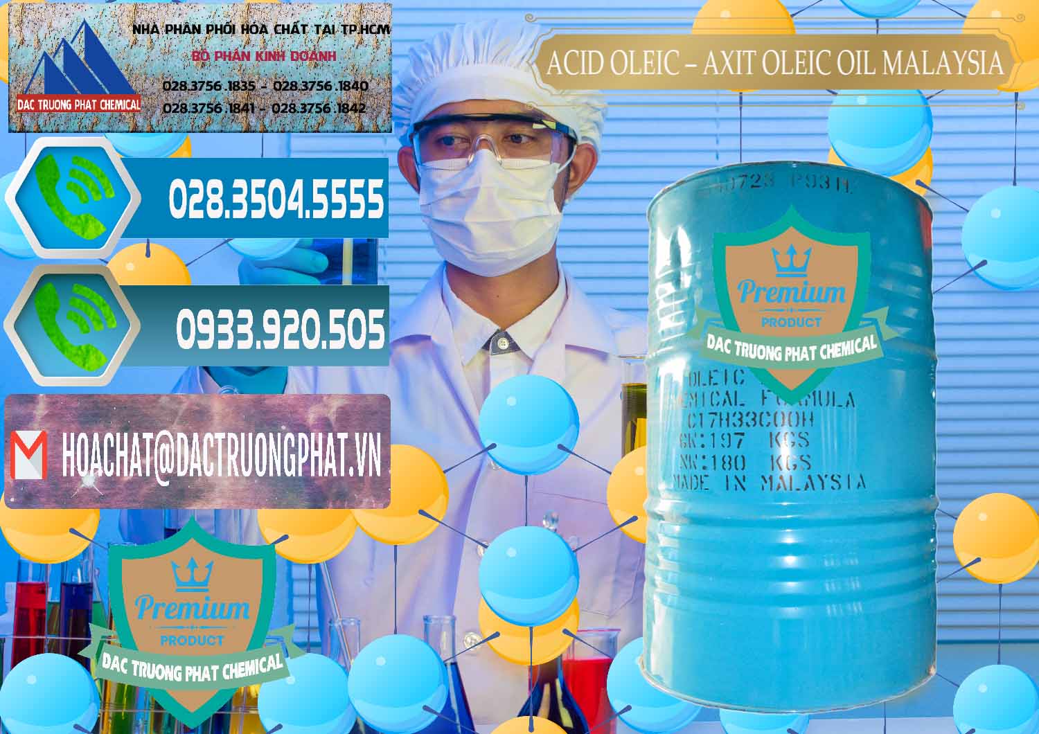 Nơi chuyên bán & cung ứng Acid Oleic – Axit Oleic Oil Malaysia - 0013 - Đơn vị phân phối ( cung cấp ) hóa chất tại TP.HCM - congtyhoachat.net
