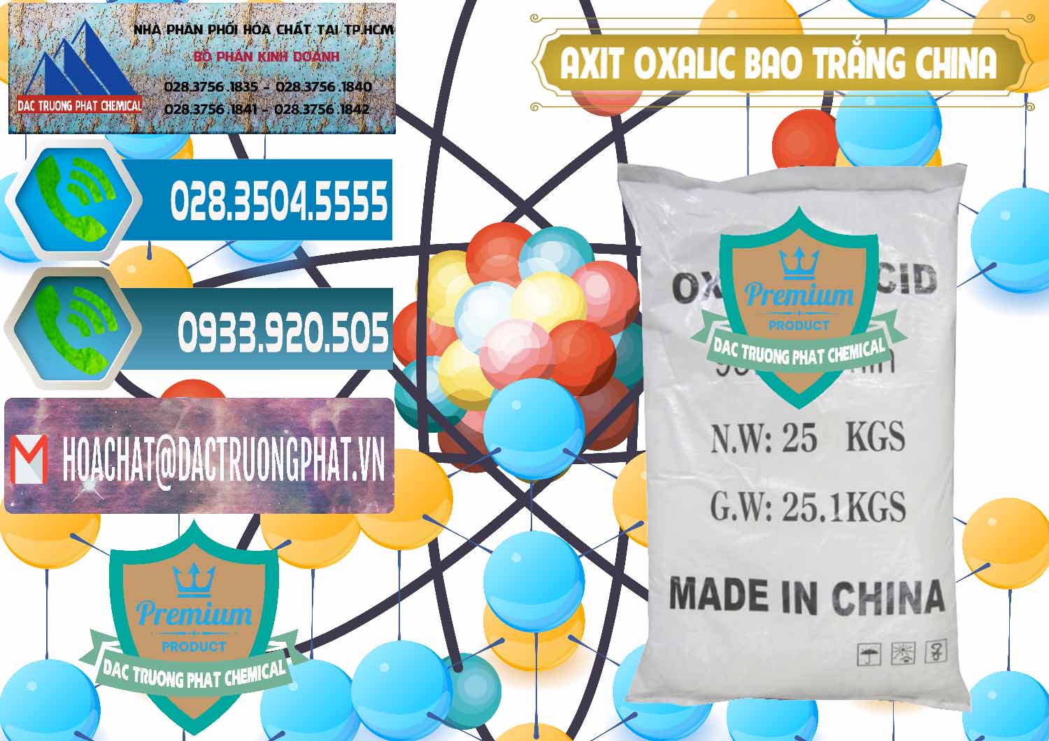 Công ty bán và cung cấp Acid Oxalic – Axit Oxalic 99.6% Bao Trắng Trung Quốc China - 0270 - Nơi chuyên phân phối và cung ứng hóa chất tại TP.HCM - congtyhoachat.net