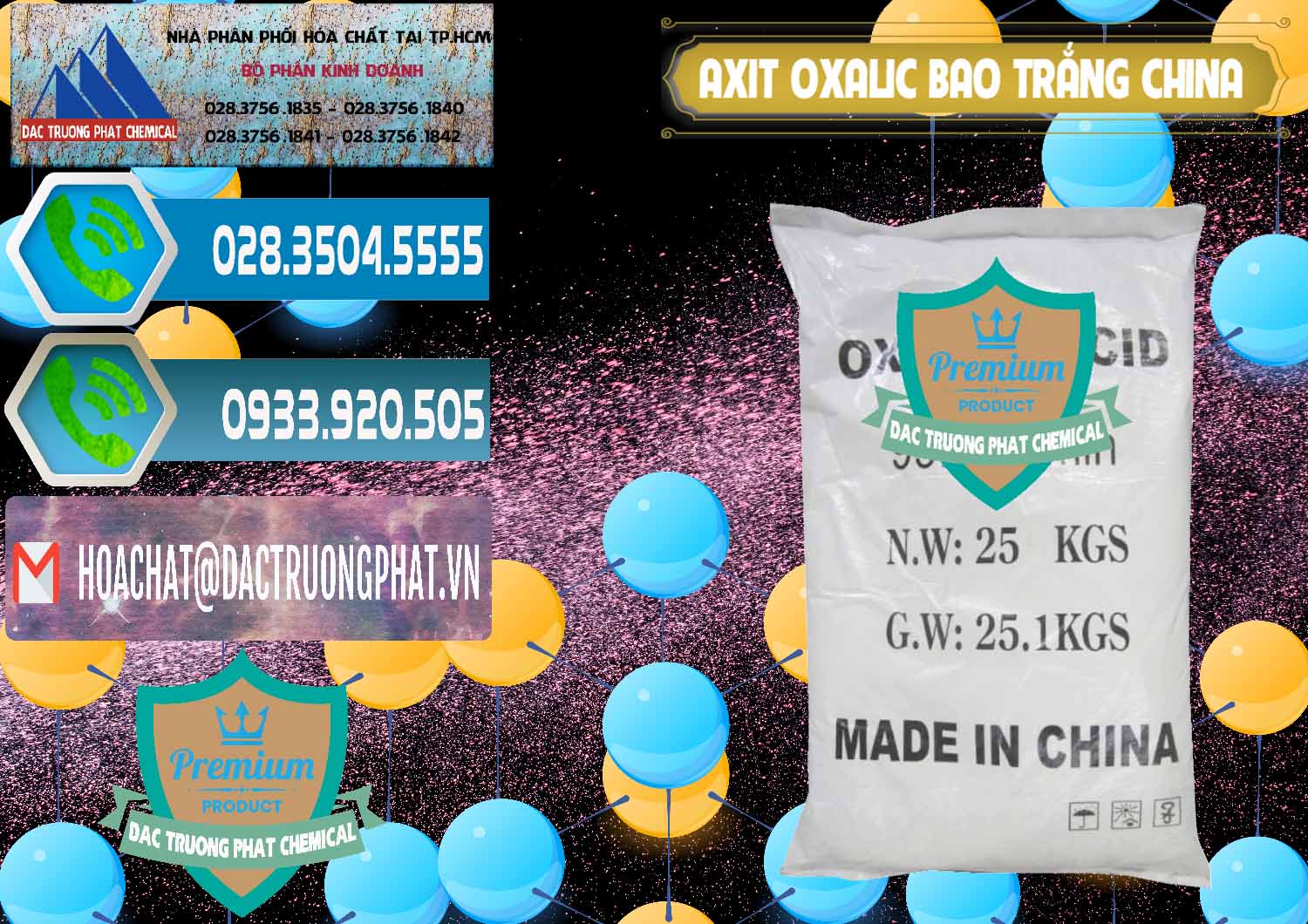 Công ty chuyên cung ứng và bán Acid Oxalic – Axit Oxalic 99.6% Bao Trắng Trung Quốc China - 0270 - Nơi chuyên phân phối _ kinh doanh hóa chất tại TP.HCM - congtyhoachat.net