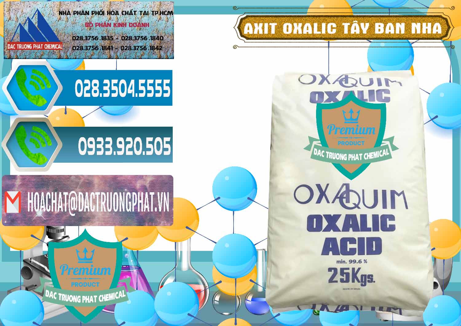 Công ty chuyên kinh doanh ( bán ) Acid Oxalic – Axit Oxalic 99.6% Tây Ban Nha Spain - 0269 - Phân phối _ cung cấp hóa chất tại TP.HCM - congtyhoachat.net
