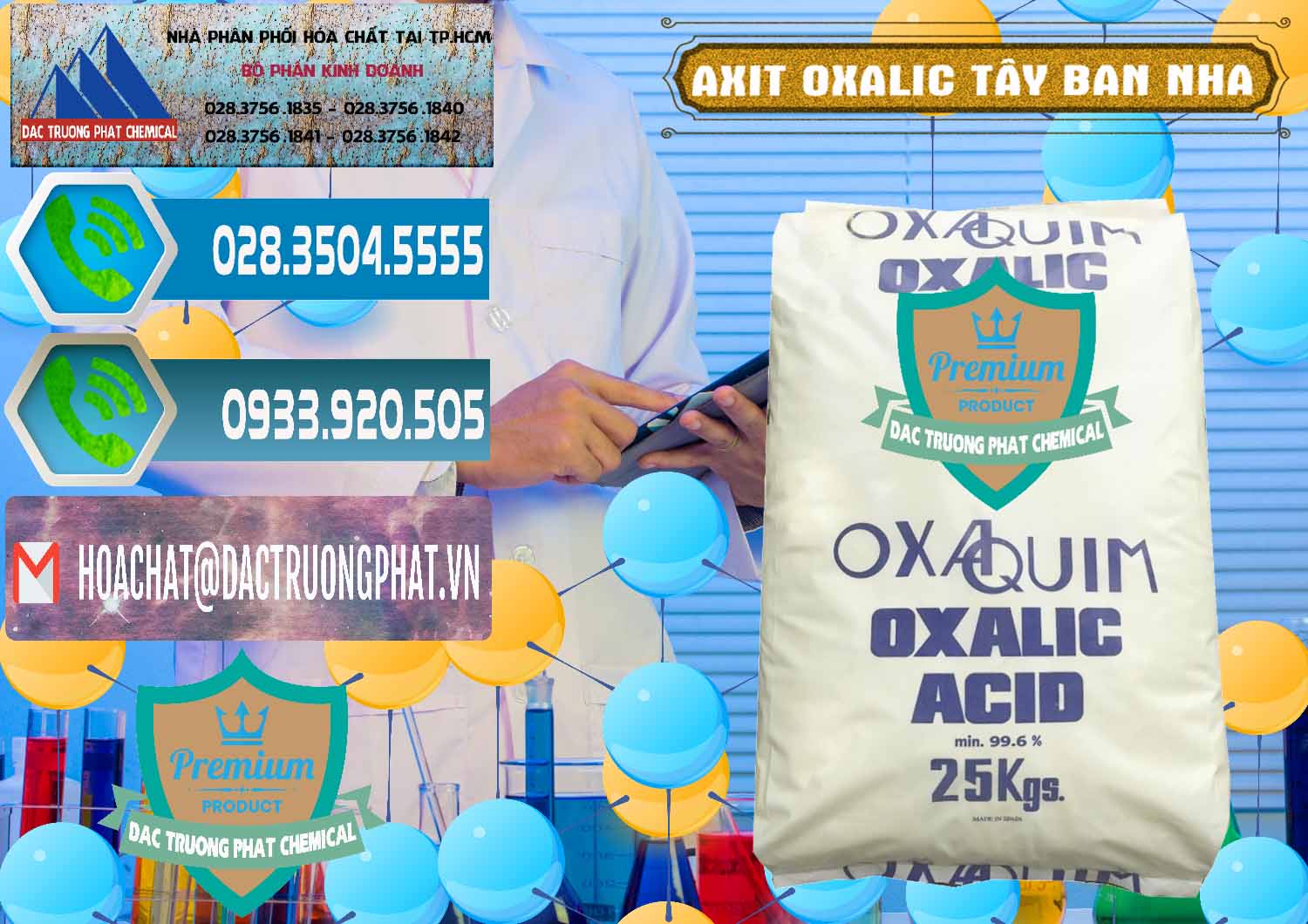 Cty chuyên bán và cung ứng Acid Oxalic – Axit Oxalic 99.6% Tây Ban Nha Spain - 0269 - Cty cung cấp ( nhập khẩu ) hóa chất tại TP.HCM - congtyhoachat.net