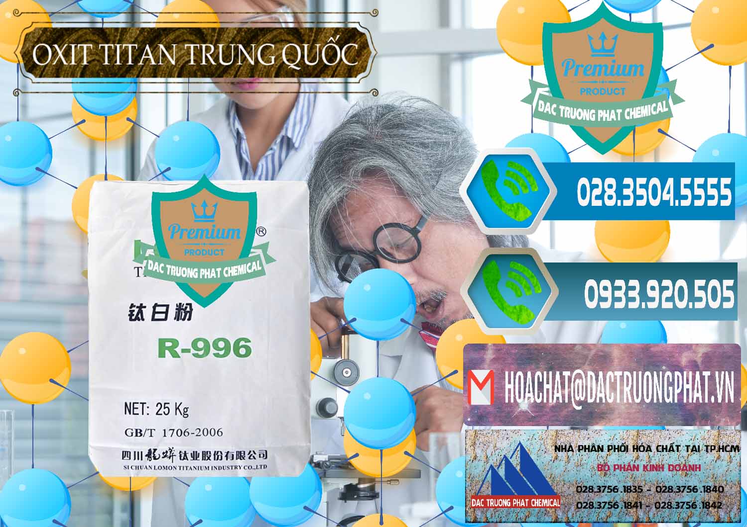 Cung ứng và bán Oxit Titan KA100 – Tio2 Trung Quốc China - 0398 - Công ty chuyên bán - cung cấp hóa chất tại TP.HCM - congtyhoachat.net