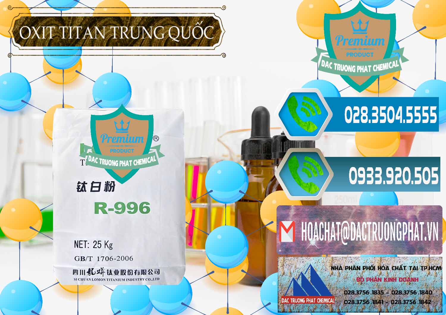 Phân phối - bán Oxit Titan KA100 – Tio2 Trung Quốc China - 0398 - Kinh doanh & phân phối hóa chất tại TP.HCM - congtyhoachat.net
