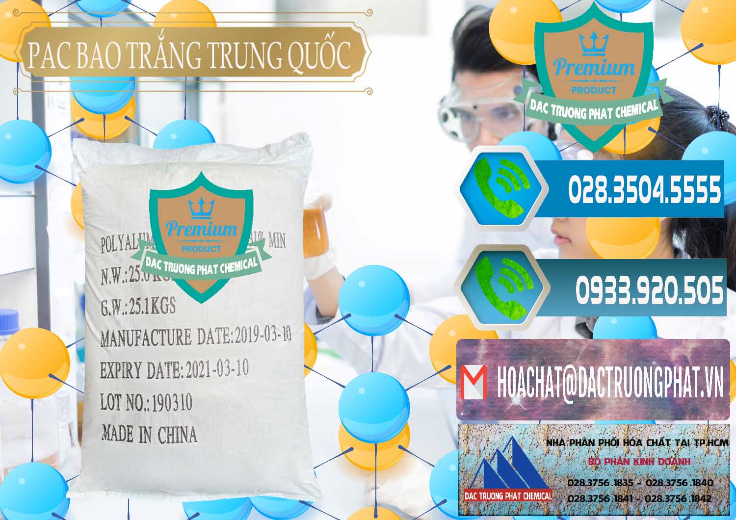 Đơn vị chuyên kinh doanh và bán PAC - Polyaluminium Chloride Bao Trắng Trung Quốc China - 0108 - Nơi nhập khẩu _ cung cấp hóa chất tại TP.HCM - congtyhoachat.net