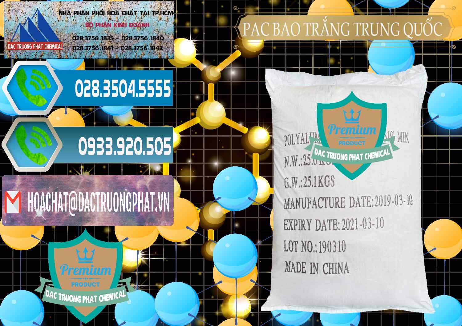 Bán - cung ứng PAC - Polyaluminium Chloride Bao Trắng Trung Quốc China - 0108 - Công ty phân phối - cung cấp hóa chất tại TP.HCM - congtyhoachat.net
