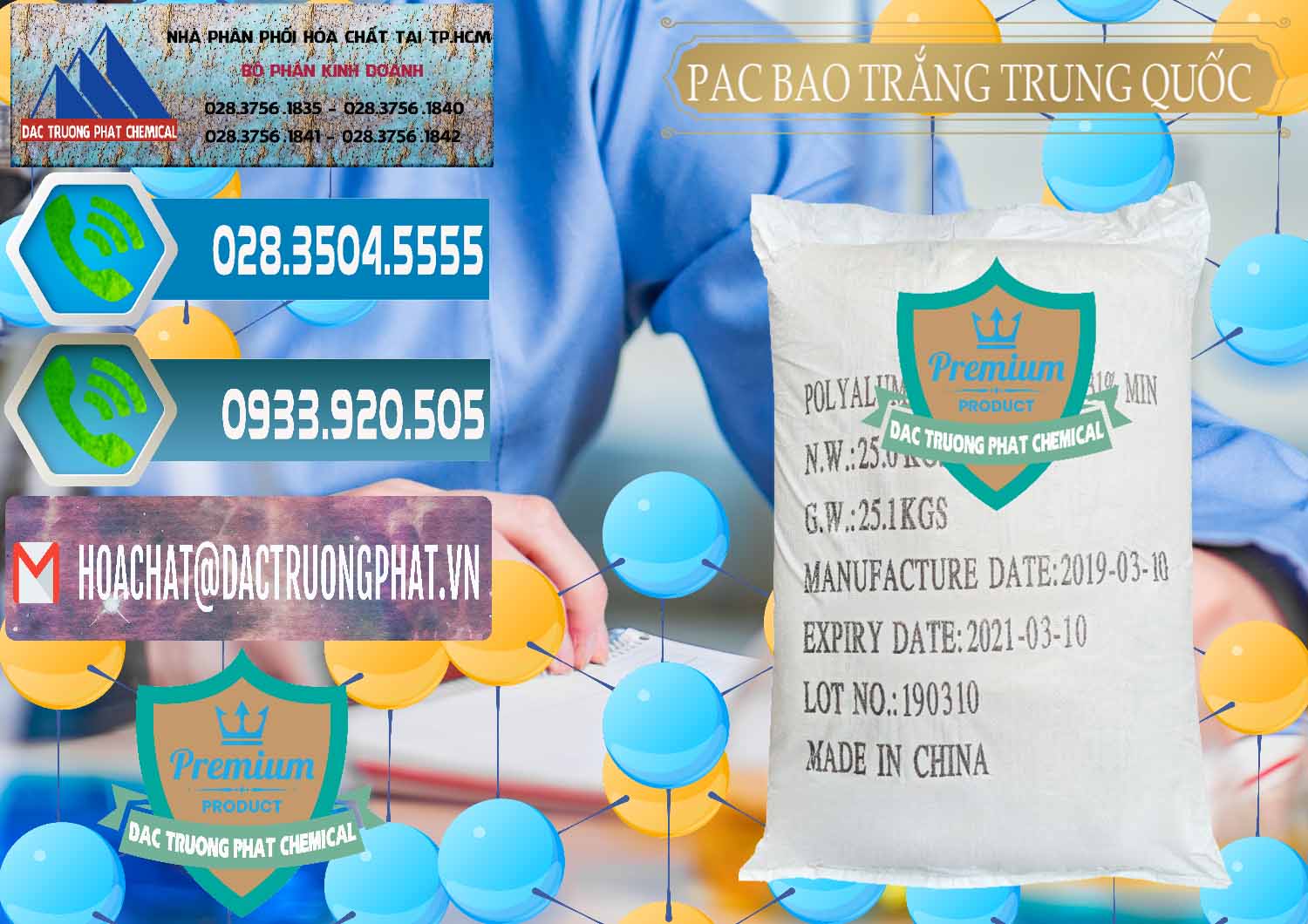 Công ty phân phối þ bán hóa chất PAC Chất Keo Tụ Dạng Bột / PAC Bột Bao Trắng Trung Quốc China tại Sóc Trăng Đơn vị chuyên cung ứng & bán PAC - Polyaluminium Chloride Bao Trắng Trung Quốc China - 0108 - Đơn vị kinh doanh ( cung cấp ) hóa chất tại TP.HCM - congtyhoachat.net
