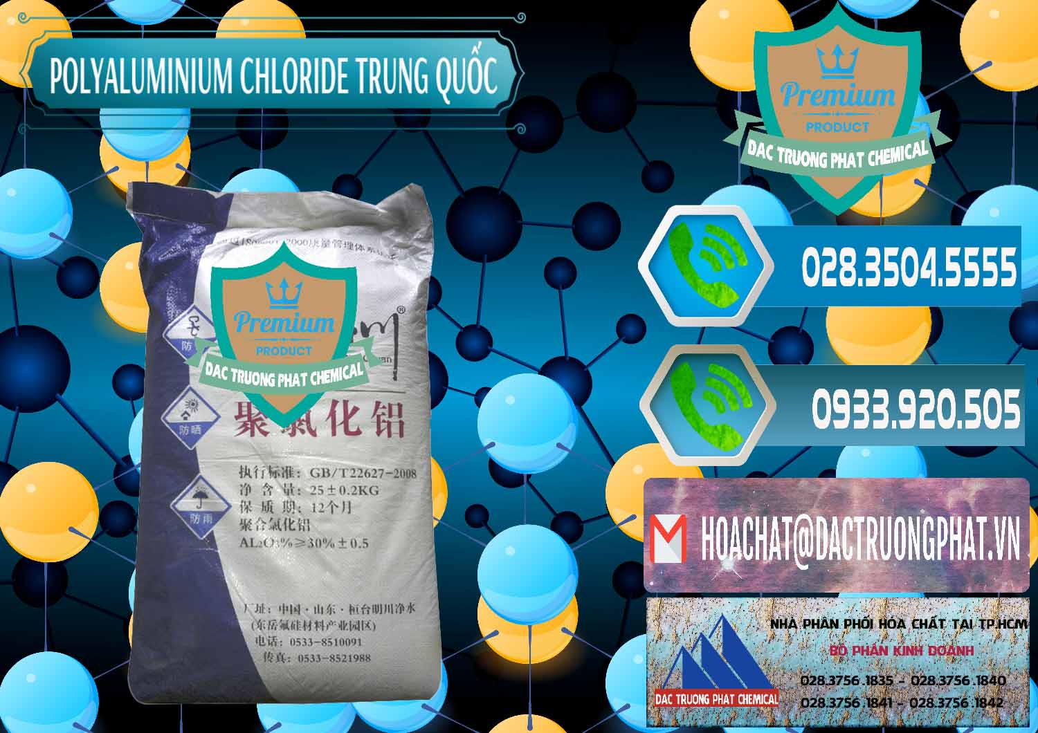 Công ty nhập khẩu & bán PAC - Polyaluminium Chloride Mingchuan Trung Quốc China - 0445 - Đơn vị cung cấp & kinh doanh hóa chất tại TP.HCM - congtyhoachat.net