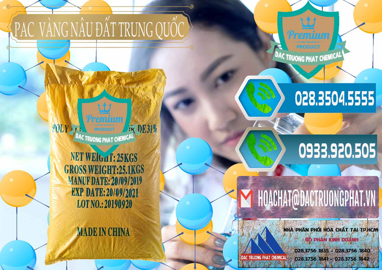 Nơi chuyên cung cấp _ bán PAC - Polyaluminium Chloride 24-28% Vàng Đất Trung Quốc China - 0111 - Cty cung cấp _ phân phối hóa chất tại TP.HCM - congtyhoachat.net