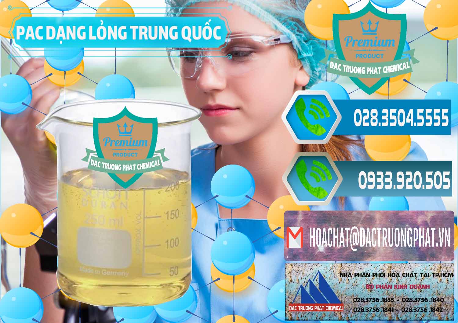 Đơn vị bán - cung ứng PAC Dạng Lỏng – PAC Nước 10%– 17% Trung Quốc China - 0268 - Cty chuyên phân phối ( bán ) hóa chất tại TP.HCM - congtyhoachat.net