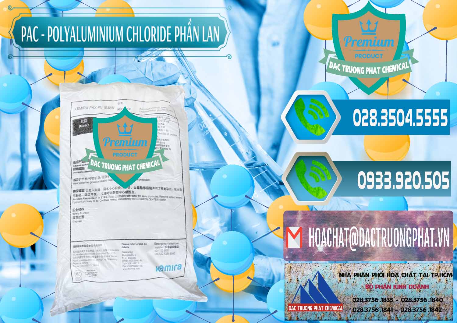 Bán và phân phối PAC - Polyaluminium Chloride Phần Lan Finland - 0383 - Phân phối _ cung cấp hóa chất tại TP.HCM - congtyhoachat.net