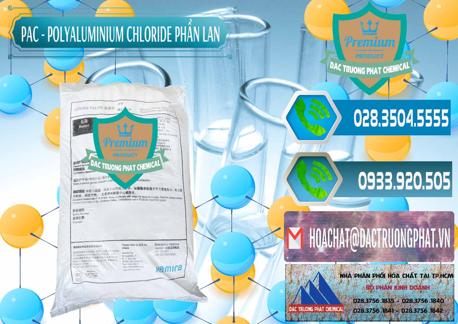 Bán _ phân phối PAC - Polyaluminium Chloride Phần Lan Finland - 0383 - Đơn vị chuyên phân phối _ cung ứng hóa chất tại TP.HCM - congtyhoachat.net