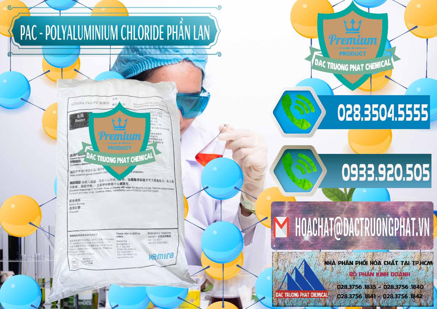 Chuyên bán _ cung ứng PAC - Polyaluminium Chloride Phần Lan Finland - 0383 - Cty chuyên kinh doanh & phân phối hóa chất tại TP.HCM - congtyhoachat.net