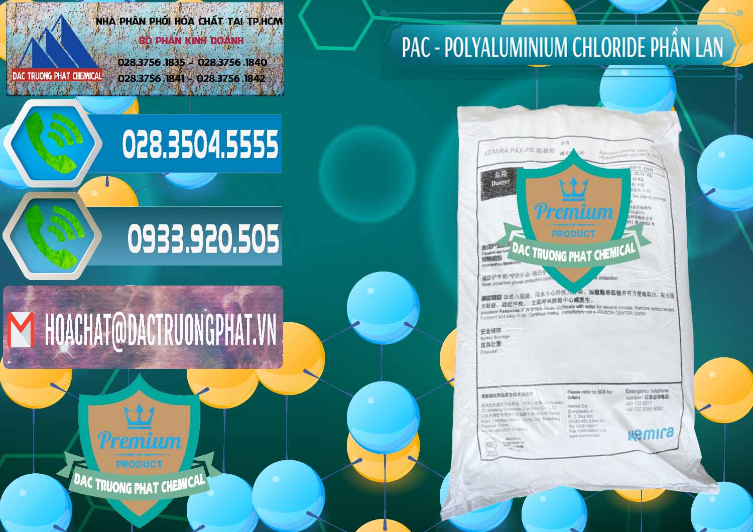 Công ty phân phối & bán PAC - Polyaluminium Chloride Phần Lan Finland - 0383 - Cty nhập khẩu - cung cấp hóa chất tại TP.HCM - congtyhoachat.net