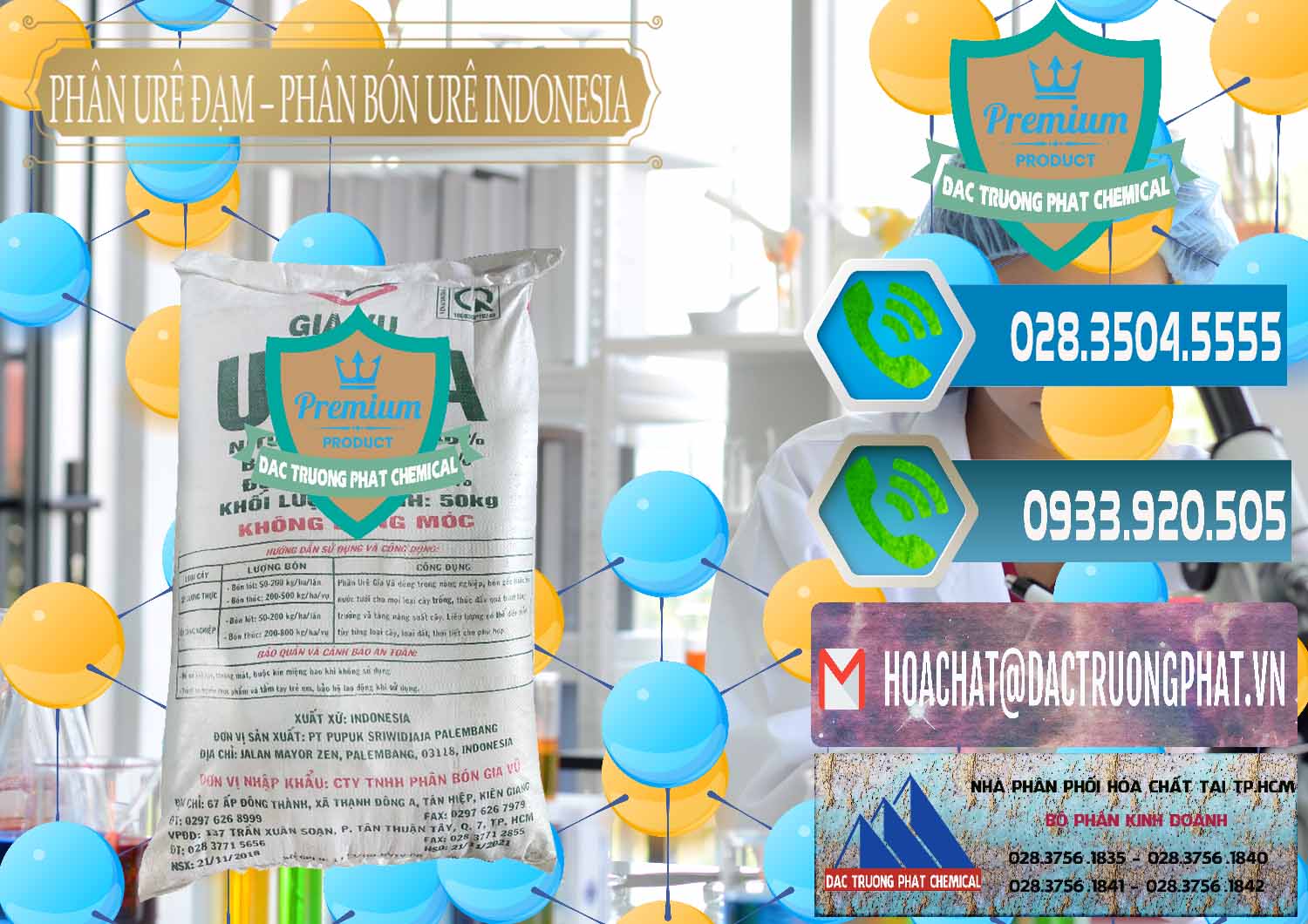 Cty phân phối ( bán ) Phân Urê Đạm – Phân Bón Urê Indonesia - 0194 - Đơn vị chuyên kinh doanh & phân phối hóa chất tại TP.HCM - congtyhoachat.net