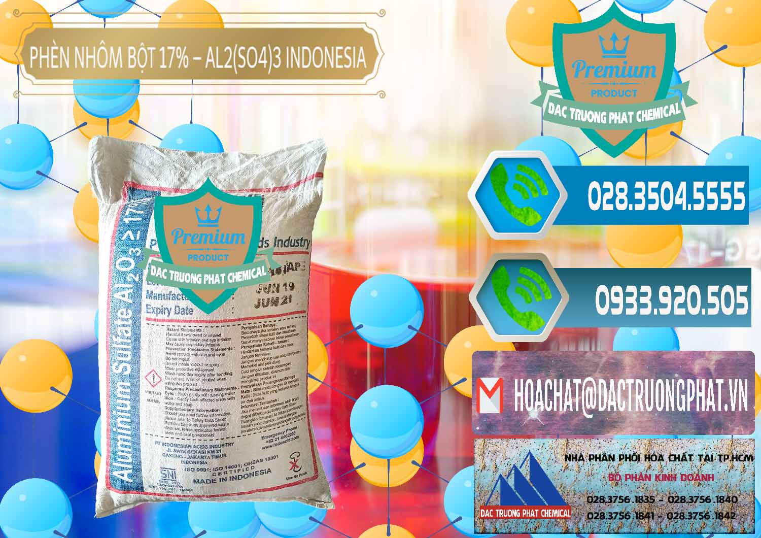 Công ty chuyên phân phối ( bán ) Phèn Nhôm Bột - Al2(SO4)3 17% bao 25kg Indonesia - 0114 - Cty phân phối - cung ứng hóa chất tại TP.HCM - congtyhoachat.net