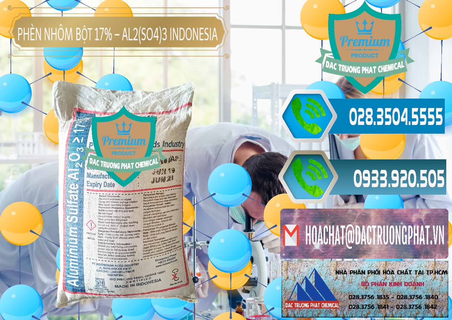 Chuyên phân phối và bán Phèn Nhôm Bột - Al2(SO4)3 17% bao 25kg Indonesia - 0114 - Công ty chuyên kinh doanh _ phân phối hóa chất tại TP.HCM - congtyhoachat.net
