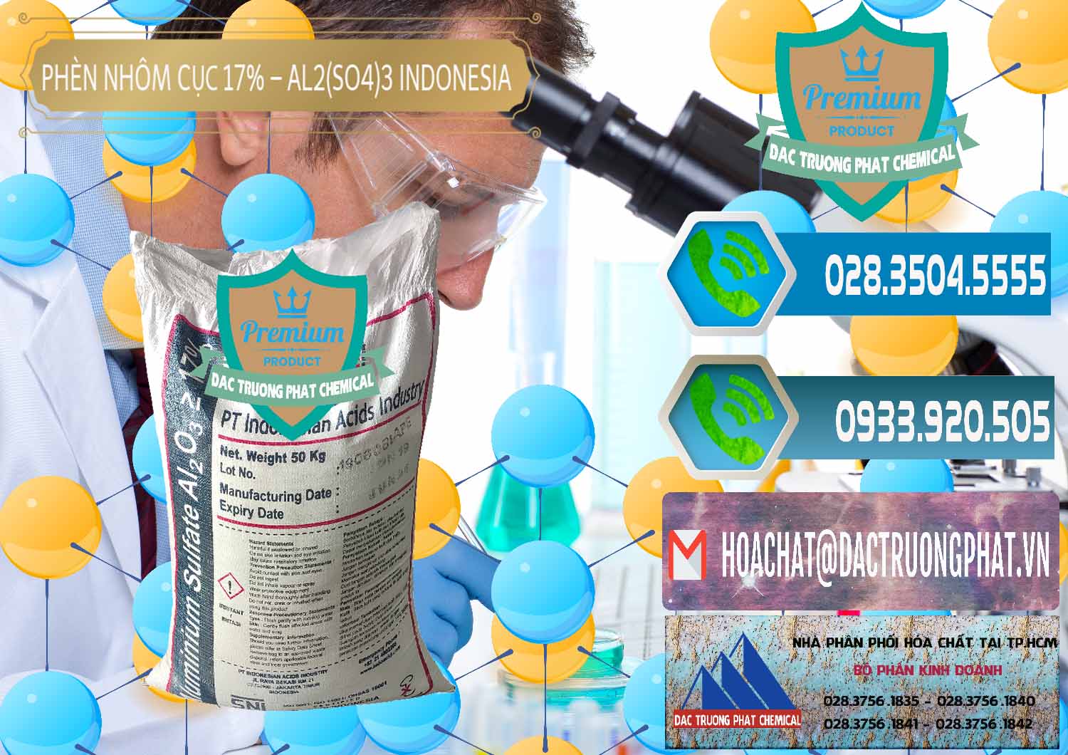 Nơi chuyên bán và cung cấp Phèn Nhôm Cục - Al2(SO4)3 17% bao 50kg Indonesia - 0113 - Công ty chuyên kinh doanh & cung cấp hóa chất tại TP.HCM - congtyhoachat.net