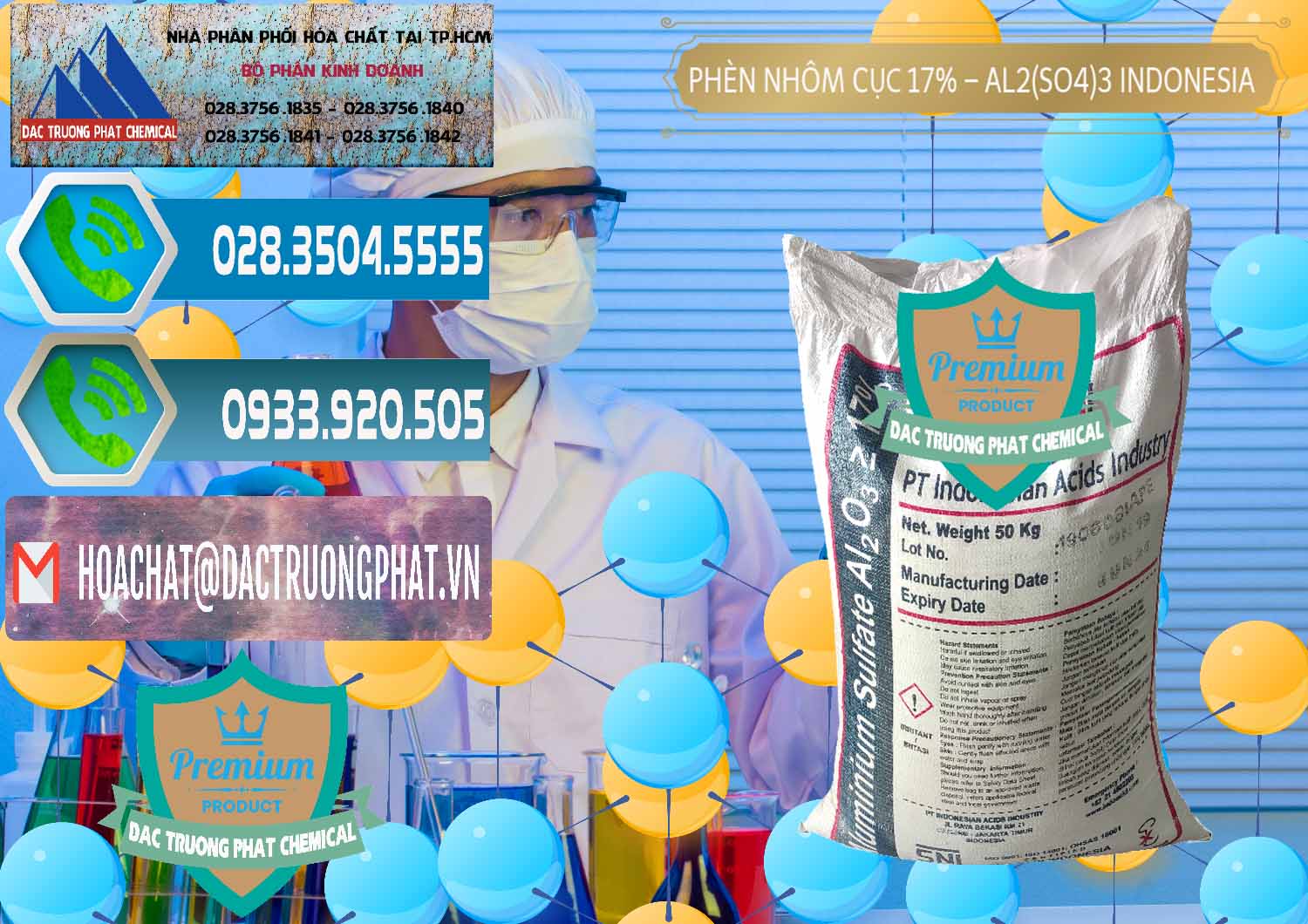 Nơi nhập khẩu & bán Phèn Nhôm Cục - Al2(SO4)3 17% bao 50kg Indonesia - 0113 - Công ty phân phối ( cung cấp ) hóa chất tại TP.HCM - congtyhoachat.net