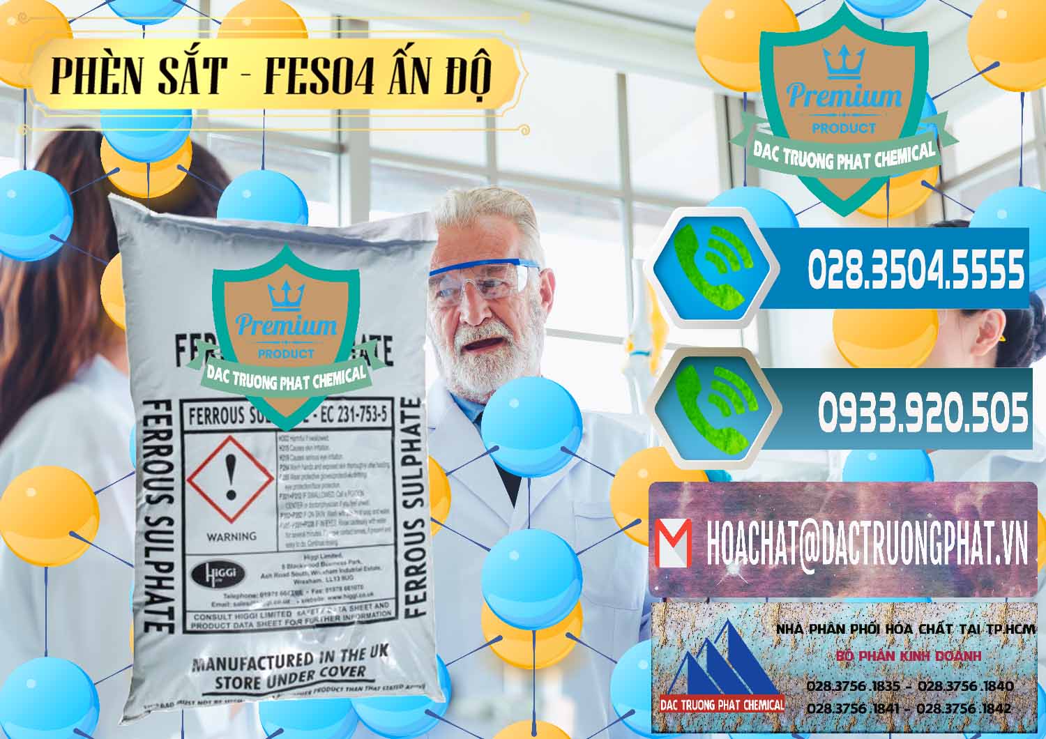 Đơn vị chuyên nhập khẩu _ bán Phèn Sắt - FeSO4.7H2O Ấn Độ India - 0354 - Nơi chuyên phân phối & nhập khẩu hóa chất tại TP.HCM - congtyhoachat.net