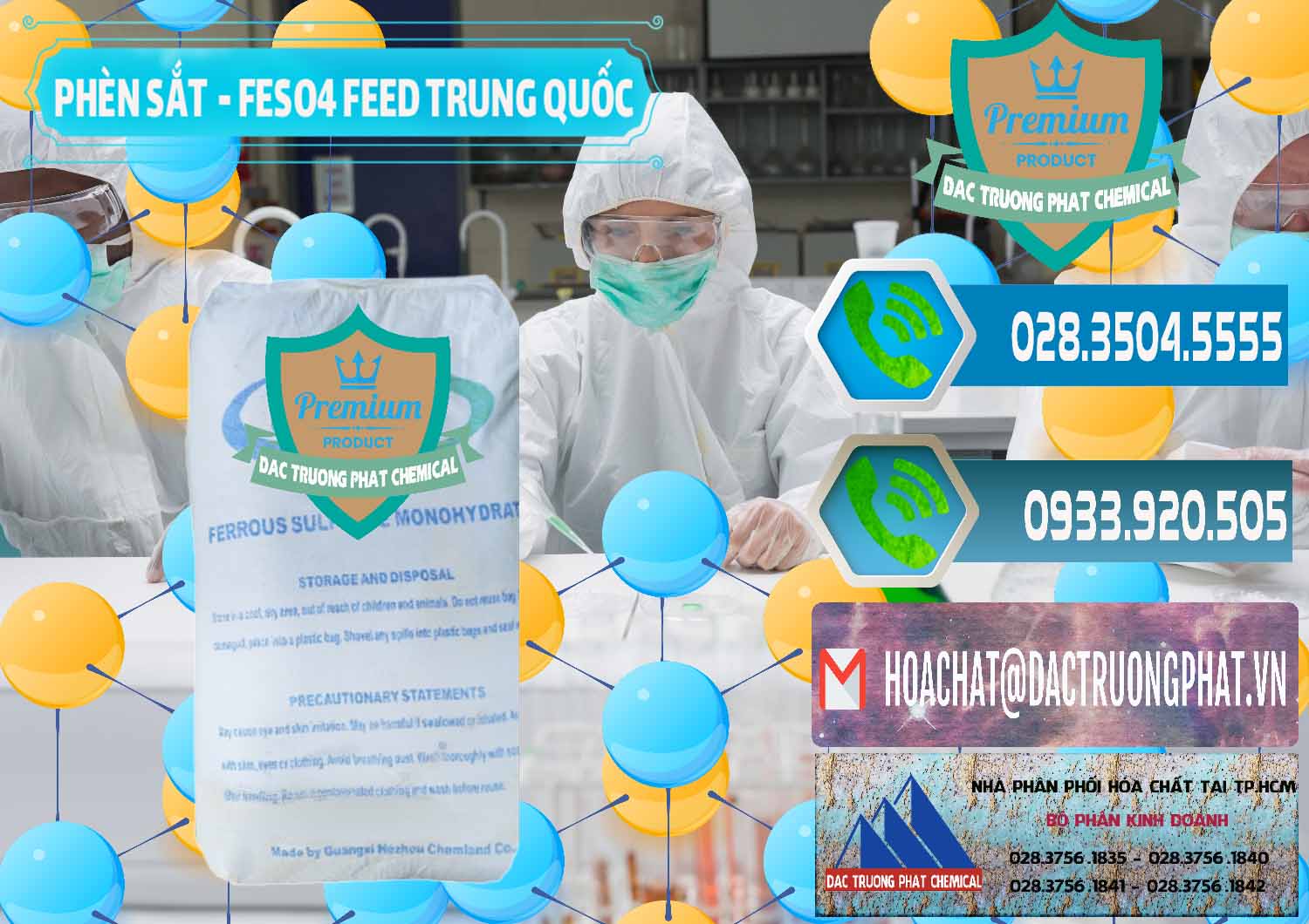 Nơi bán & cung ứng Phèn Sắt - FeSO4.7H2O Feed Grade Chemland Trung Quốc China - 0455 - Nơi chuyên phân phối và kinh doanh hóa chất tại TP.HCM - congtyhoachat.net