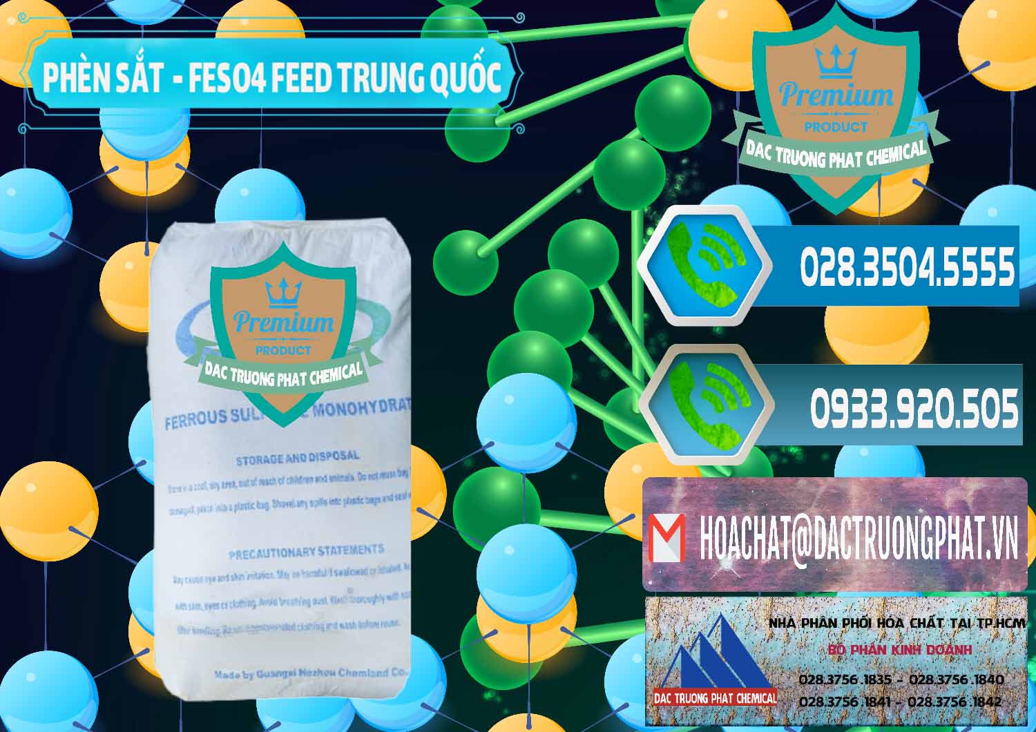 Nơi phân phối và bán Phèn Sắt - FeSO4.7H2O Feed Grade Chemland Trung Quốc China - 0455 - Nhà phân phối & nhập khẩu hóa chất tại TP.HCM - congtyhoachat.net
