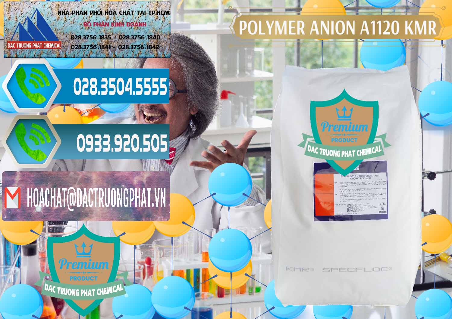 Nơi nhập khẩu - bán Polymer Anion A1120 - KMR Anh Quốc England - 0119 - Nơi phân phối & kinh doanh hóa chất tại TP.HCM - congtyhoachat.net