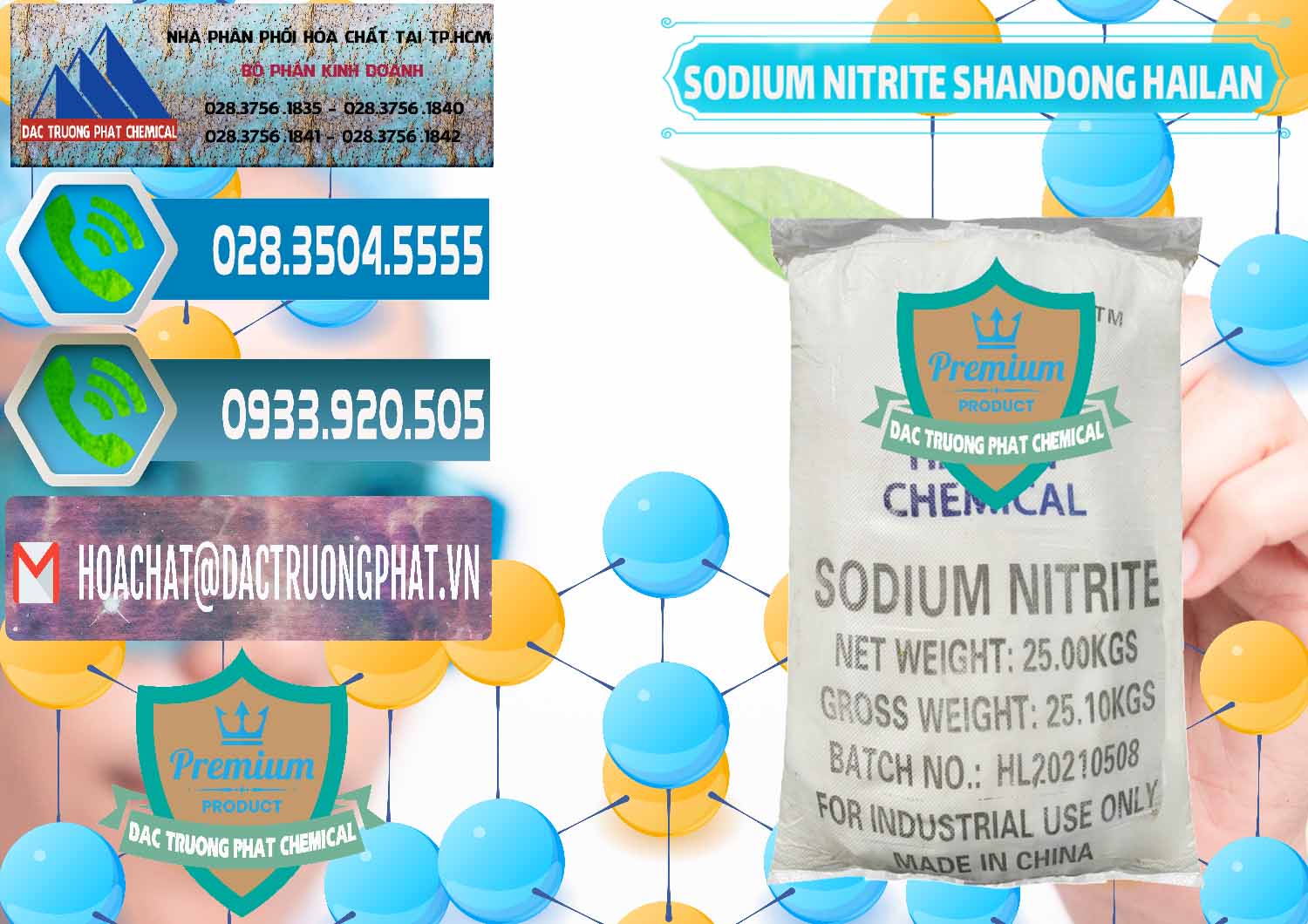 Công ty phân phối và bán Sodium Nitrite - NANO2 99.3% Shandong Hailan Trung Quốc China - 0284 - Công ty phân phối ( cung cấp ) hóa chất tại TP.HCM - congtyhoachat.net