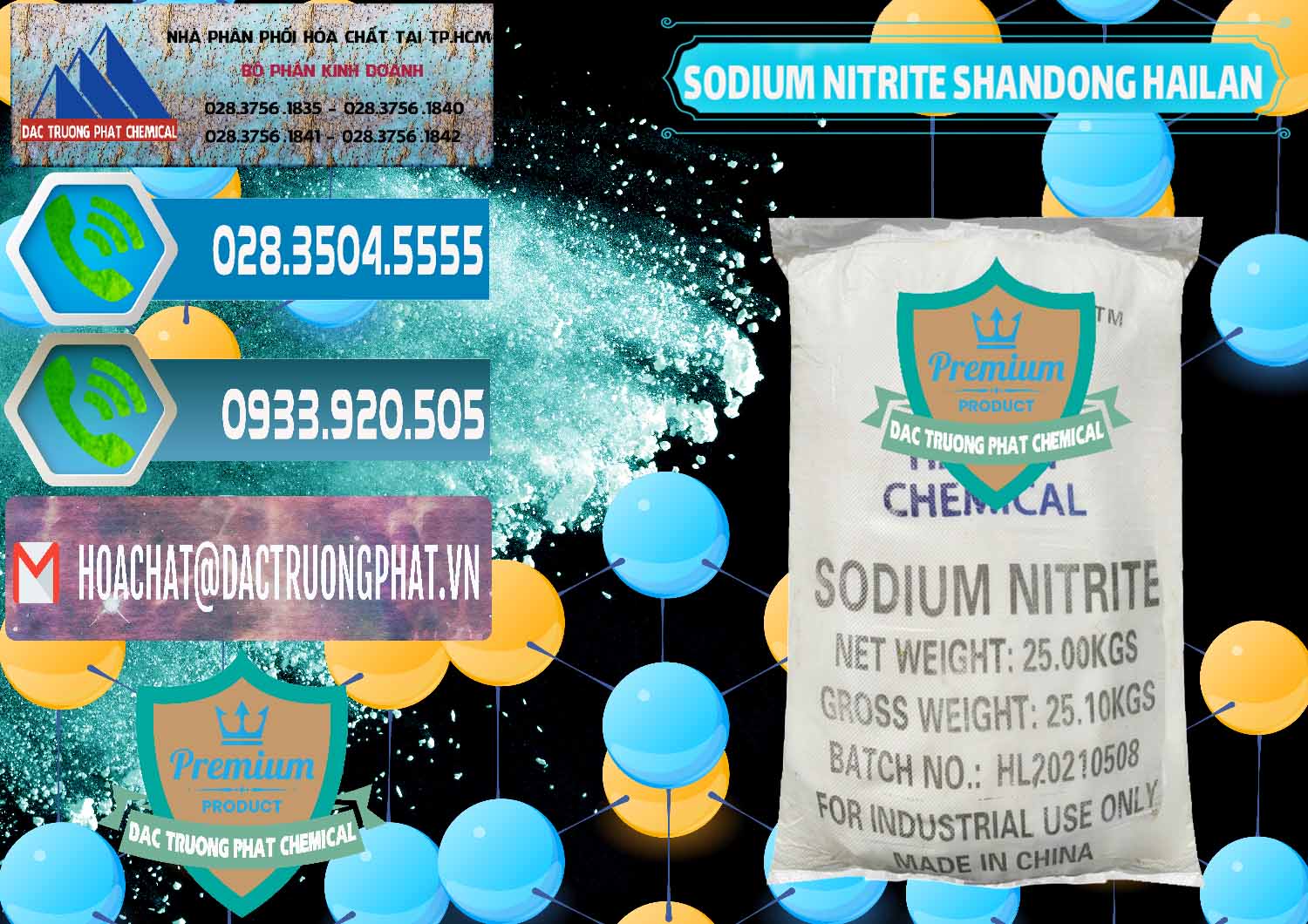 Chuyên bán và phân phối Sodium Nitrite - NANO2 99.3% Shandong Hailan Trung Quốc China - 0284 - Nhà cung cấp - phân phối hóa chất tại TP.HCM - congtyhoachat.net