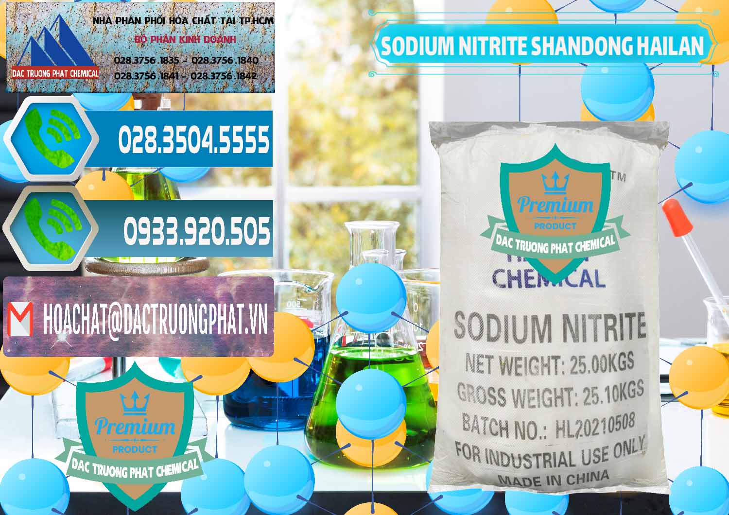Cty nhập khẩu ( bán ) Sodium Nitrite - NANO2 99.3% Shandong Hailan Trung Quốc China - 0284 - Công ty phân phối ( cung ứng ) hóa chất tại TP.HCM - congtyhoachat.net
